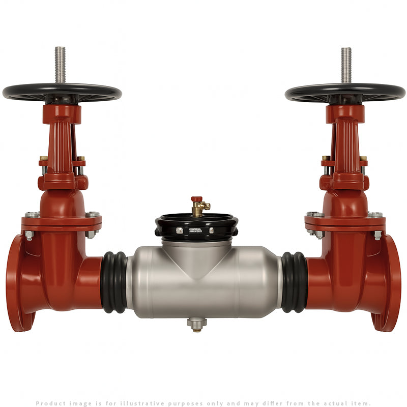 4-350ASTOSY-Zurn-Wilkins-4-Inch-DCVA-Double-Check-Backflow-Preventer-OSY-Gate-Valves-AI-IMG-1