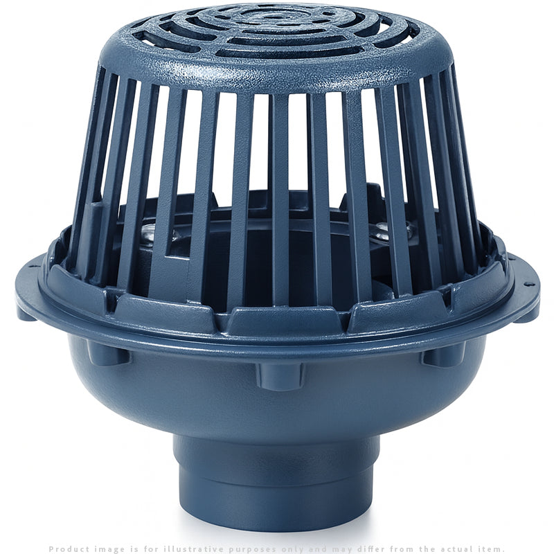 ZC121-Zurn-12-Inch-Diameter-Cast-Iron-Roof-Drain-Cast-Iron-Dome-IMG-1