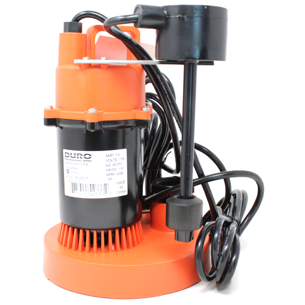 DURO 8094 DSB250V TITAN Basement Submersible Sump Pump 1/3 HP DURO 8094 DSB250V TITAN Basement Submersible Sump Pump 1/3 HP
