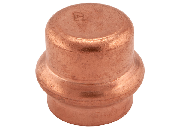 BMI 1-1/2" Wrot Copper Press-Fit Cap Fitting Item 47508