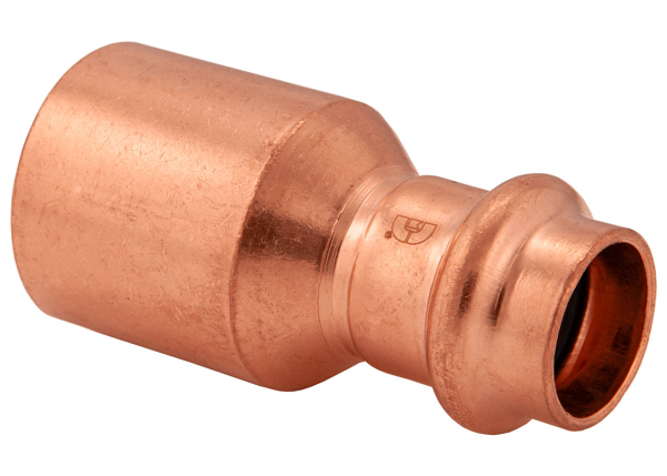 BMI 1-1/2" x 1-1/4" Wrot Copper Press-Fit FTG x P Bushing Fitting Item 47135