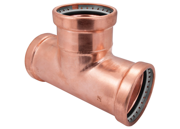 BMI 3" Wrot Copper Press-Fit Tee Fitting Item 47411