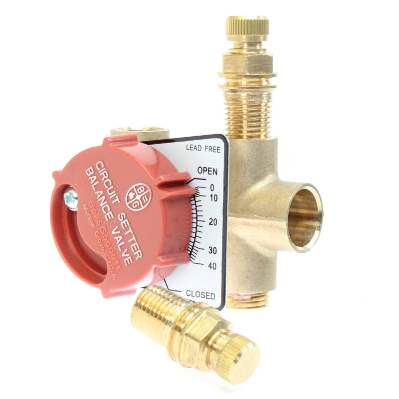 Bell & Gossett 117412LF 1/2" Sweat Circuit Setter Balancing Valve