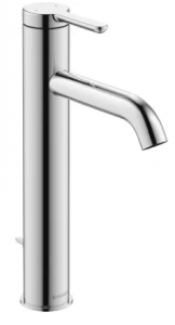 Duravit C11030001U10 C.1 SINGLE HANDLE LAVATORY FAUCET "L", WITH POP-UP AND DRAIN ASSEMBLY