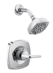 Delta Ptt14235 Chrome Peerless Parkwood: Shower Only Trim Kit Single Handle Lever