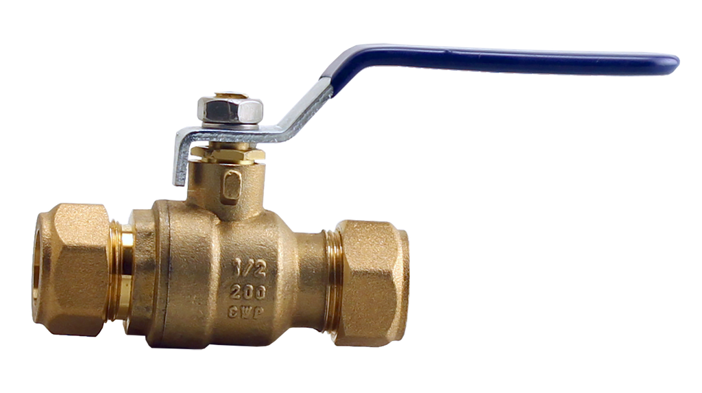 Boshart 082CP-05NL 12BVCOMPD BRONZE 1/2" COMPXCOMP BALL VALVE W/DRAIN