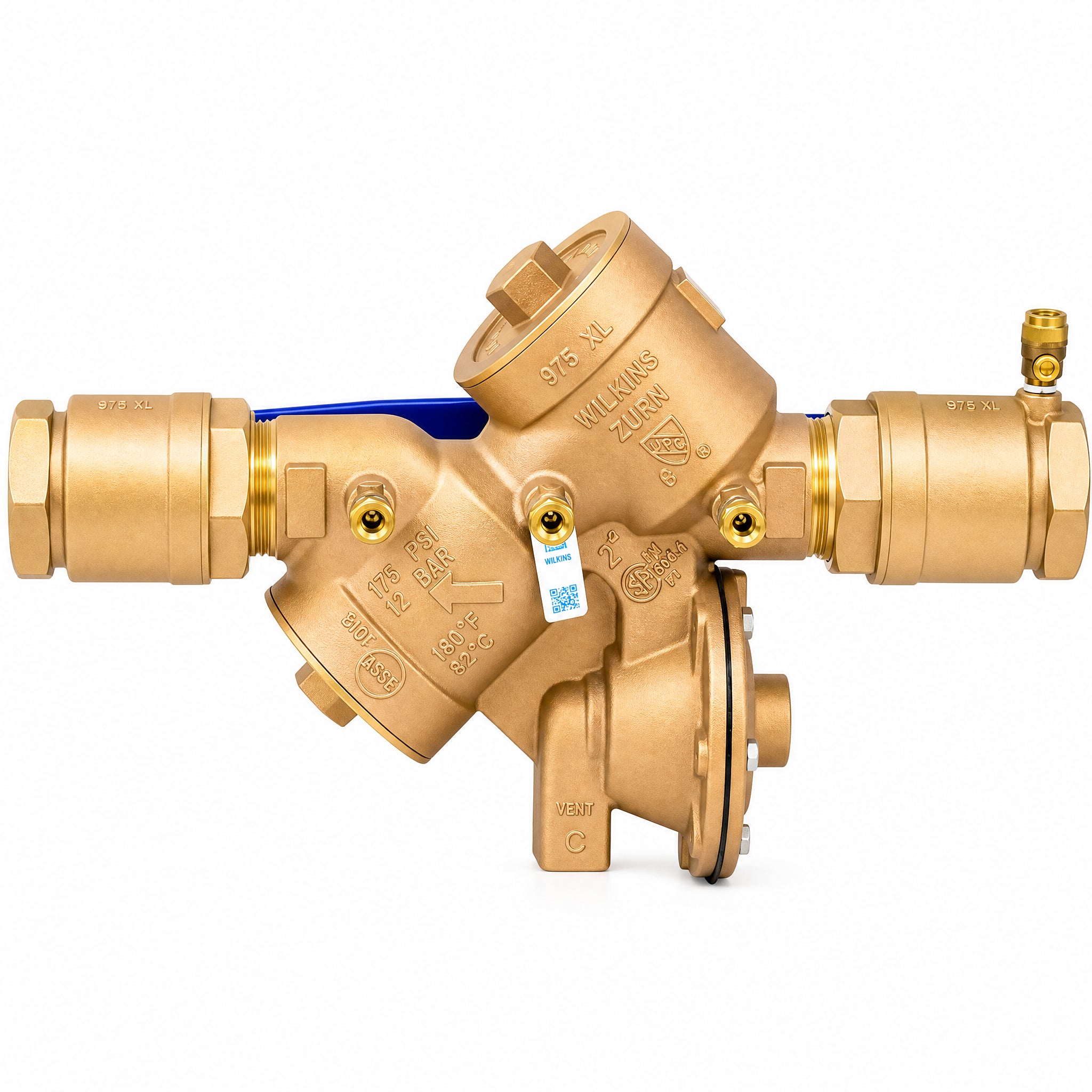 Zurn Wilkins 975XL RPZ backflow prevention valve with serviceable check assemblies