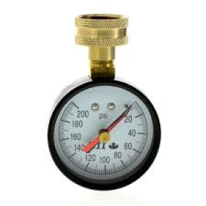 Boshart PG25-WTG200MP PG25WTG 2-1/2" 0-200PSI WATER TEST GAUGE W/MP