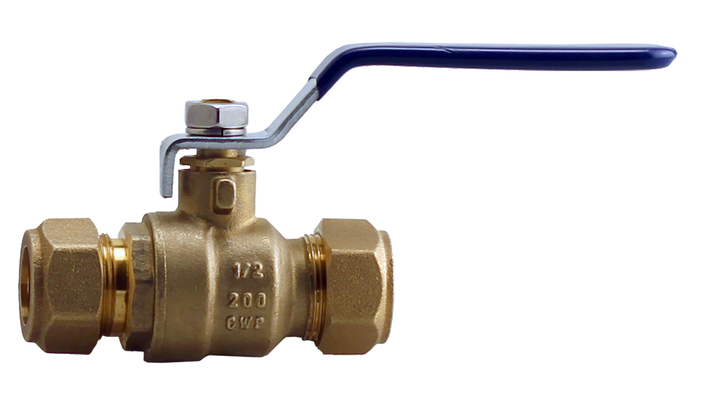 Boshart 082CPND-05NL 12BVCOMP BII BRONZE 1/2" COMP X COMP BALL VALVE, NO LEAD