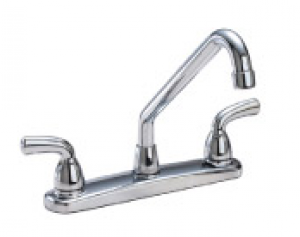 Delta 82004Lf Ch 8Cc Deck Faucet W/Lever Handles, Lead Free