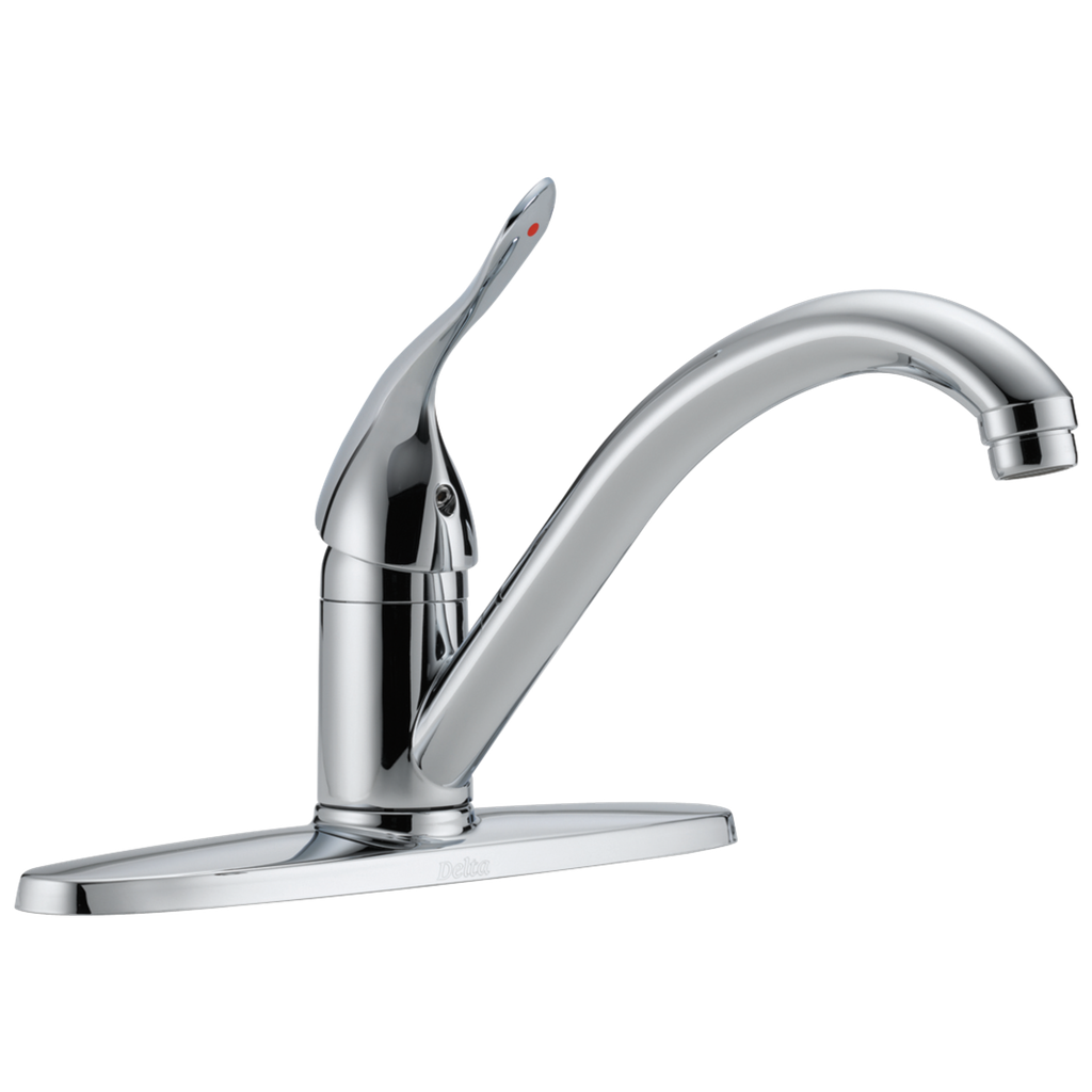 Delta 100Lf-Hdf Chrome Hdf S/L 8Cc Kitchen Faucet