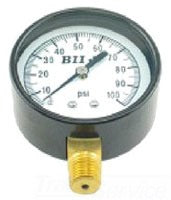 Boshart PG25-100 212PG100 2-1/2" PRESSURE GAUGE 0-100 PSI, 1/4" LM