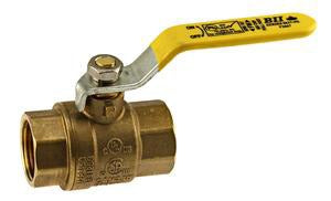 Boshart 0827-02 1/4" FPT FULL PORT BALL VALVE - 600WOG - CGA APPROVED, NOT FOR POTABLE WATER