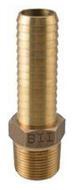 Boshart BMAXL-100NL 1" INSERT X MIP BRASS ADAPTER, LONG SHANK, NO LEAD