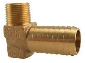 Boshart HLU-NL 34114BRIMHR90 3/4X(1-11/4) BRASS MIPXI HYDRANT ELBOW