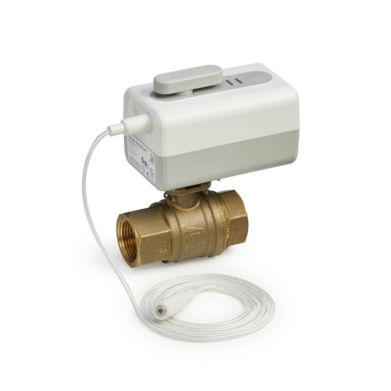 Resideo VWS02Y-1 Braukmann L5 WiFi Water Leak Shutoff Actuator with 1 in NPT Ball Valve