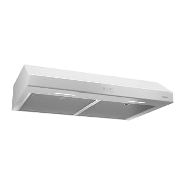 BROAN BCDA130WW 30IN GLACIER UNDER CAB RANGE HOOD 250CFM WHT