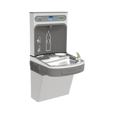 ELKAY LZS8WSSK EZH2O SINGLE ADA WATER FOUNTAIN WITH BOTTLE FILLING STATION/FILTERED/REFRIGERATED STAINLESS