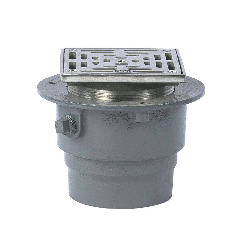 Watts FD-1200-L - Floor Drain with Square Heavy Duty Stainless Steel Strainer IMG 1