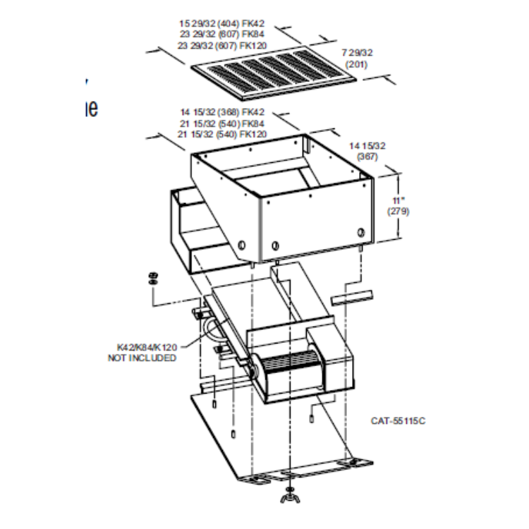 Beacon-Morris FK42 Twin-Flo III Floor Joist Mount Kit