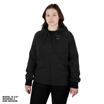 MILWAUKEE 336B-21M M12 MED WOMENS HEATED HOODIE KIT BLACK