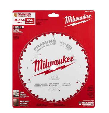 MILWAUKEE 48-40-0820 8-1/4IN 24T FRAMING CIRC SAW BLADE