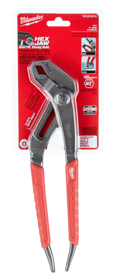 MILWAUKEE 48-22-6212 12IN HEX-JAW PLIERS