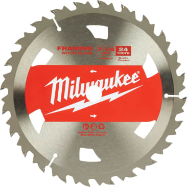 MILWAUKEE 48-41-0710 7-1/4IN 24T BASIC FRMR CIRC SAW BL PK10