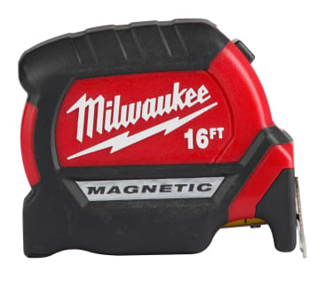 MILWAUKEE 48-22-0316 16FT COMPACT MAGNETIC TAPE MEASURE