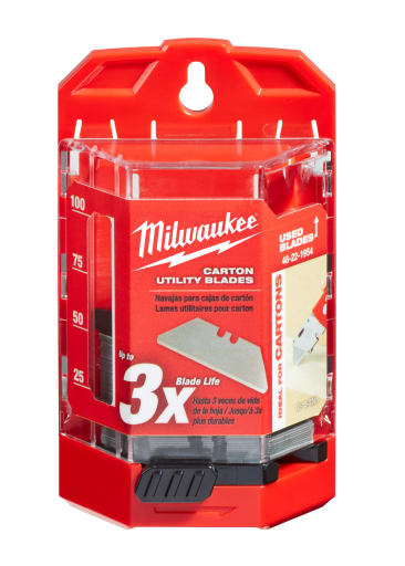 MILWAUKEE 48-22-1954 50PC UTITLITY KNIFE BLADES & DISPENSER