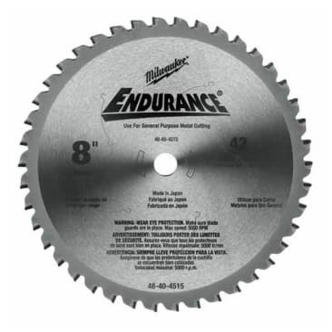 MILWAUKEE 48-40-4515 CIRC SAW BL METAL CUT 8IN 42T