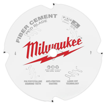 MILWAUKEE 48-40-7000 7-1/4IN PCD/FIBER CEMENT CIRC SAW BLADE