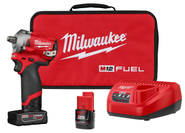 MILWAUKEE 2555-22 M12 FUEL STUBBY 1/2 IMPACT WRENCH KIT