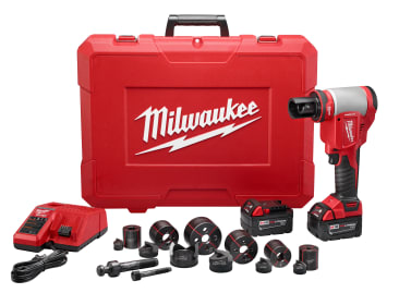 MILWAUKEE 2676-22 FORCELOGIC M18 10-TON KO TOOL 1/2 TO 2IN