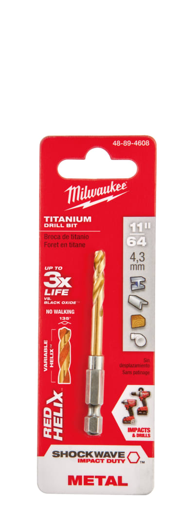 MILWAUKEE 48-89-4608 11/64IN TITANIUM SHOCKWAVE