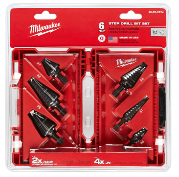 MILWAUKEE 48-89-9224 STEP DRILL BIT 6PC SET