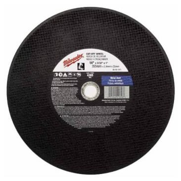 MILWAUKEE 49-94-1275 12 X 1/8 X 1 CUT OFF WHEEL