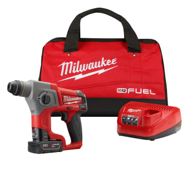 MILWAUKEE 2416-21XC M12 FUEL 5/8 SDS PLUS 1BAT KIT