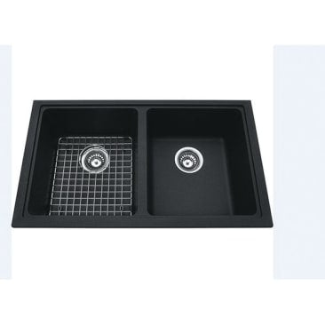 Kindred KIL KGD1U-8ON GRANITE UNDERMOUNT DOUBLE SINK ONYX