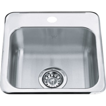 Kindred KIL QSL1515-6-1 HOSPITALITY BAR SINK 1-HOLE