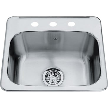 Kindred KIL QSL1719-8-3 HOSPITALITY BAR SINK 3-HOLE