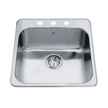 Kindred KIL QSL2020-8-3 SGL BOWL SINK 3-H