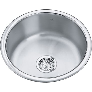 Kindred KIL QSR18-8 ROUND BAR SINK SS