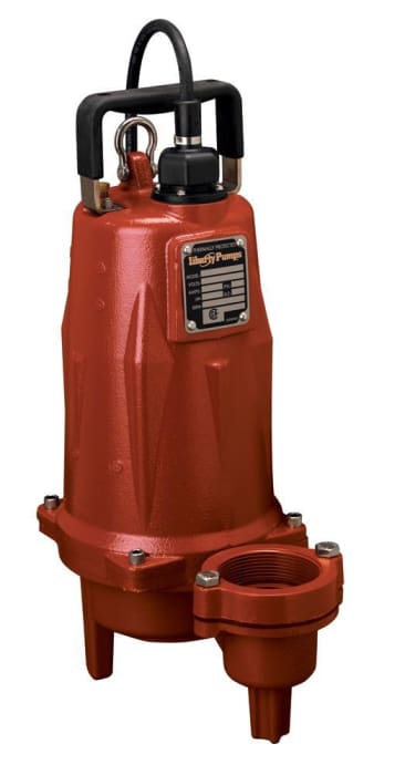 LIBERTY LEH155M3-2 SUBMERSIBLE SEWAGE PUMP 1-1/2HP 25FT CORD 575V