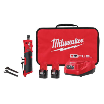 MILWAUKEE 2486-22 M12 FUEL 1/4IN ST DIE GRINDER 2 BAT KIT