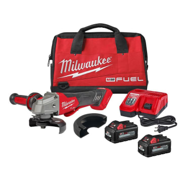 MILWAUKEE 2882-22 M18 FUEL 4-1/2/5 BRAKING GRINDER W/1-KEY