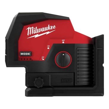 MILWAUKEE 3622-20 M12 GRN CROSS LINE & PLUMB POINTS LASER