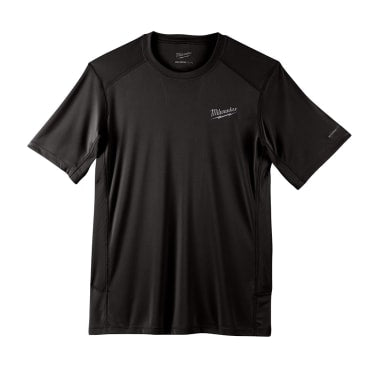 MILWAUKEE 414B-XL 2XL WORKSKIN LIGHT SHORT SLEEVE SHIRT BLACK