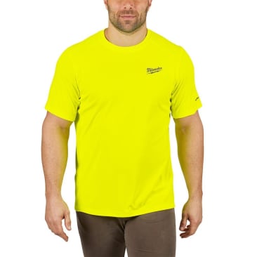 MILWAUKEE 414HV-M WORKSKIN LIGHT SS SHIRT-HI-VIS M