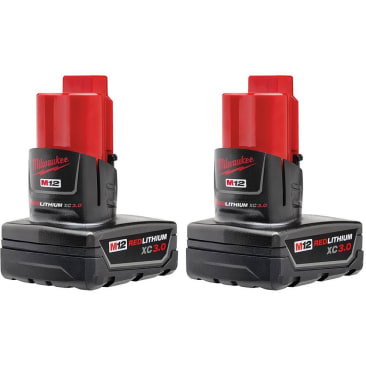 MILWAUKEE 48-11-2412 M12 REDLITHIUM 2 PACK - XC 3.0AH